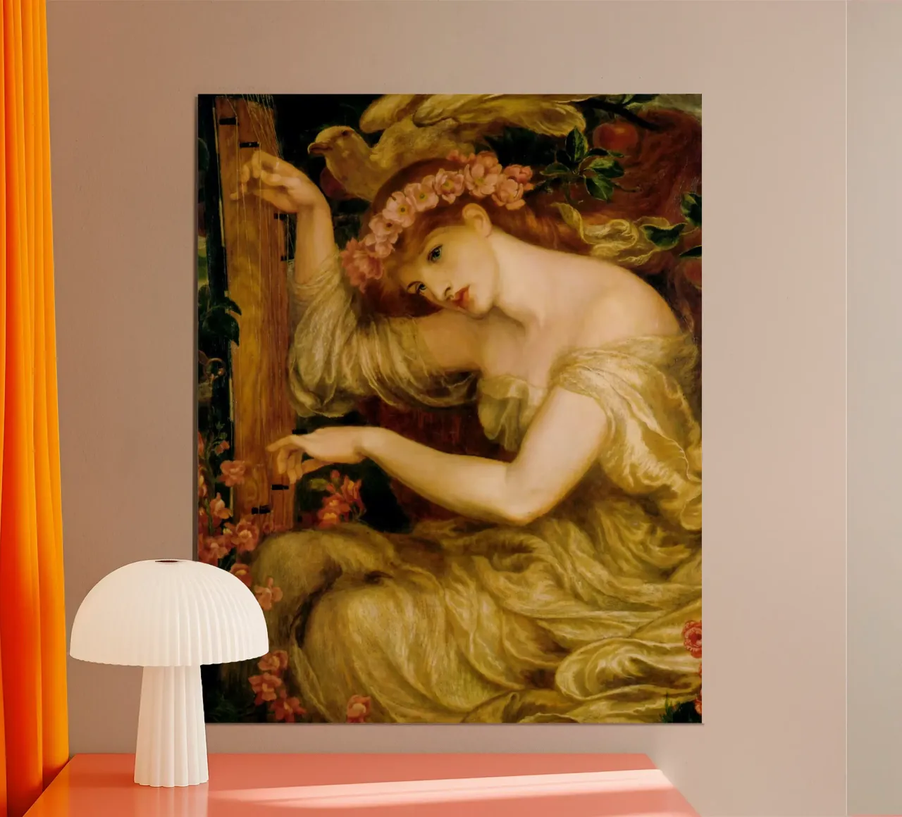 Dante Gabriel Rossetti - Le sort de la mer poster de Timeless Artworks