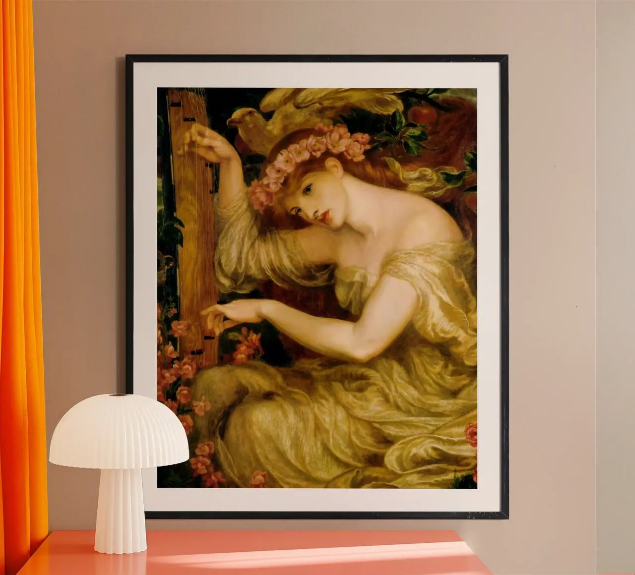 Dante Gabriel Rossetti - Le sort de la mer poster de Timeless Artworks