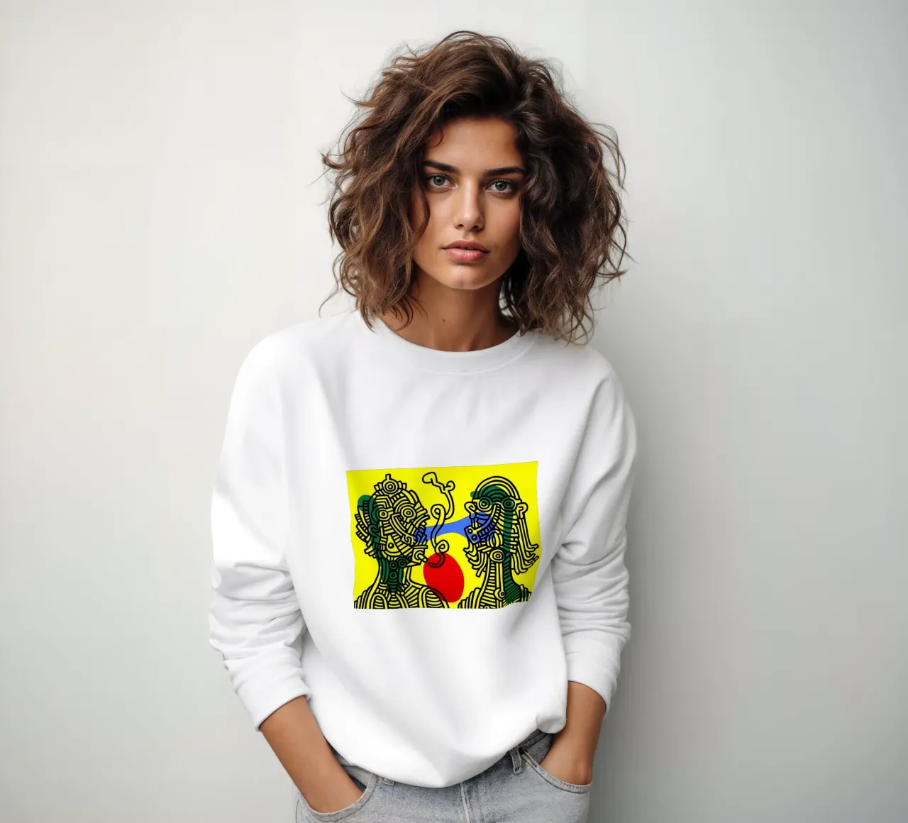 Keith Haring arte 1 felpa da domherrick1