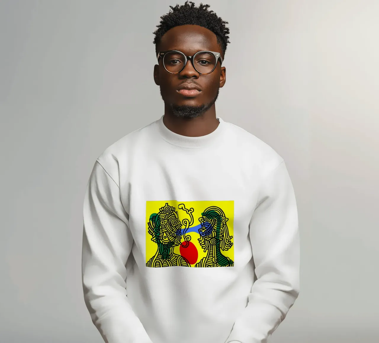 Keith Haring arte 1 felpa da domherrick1