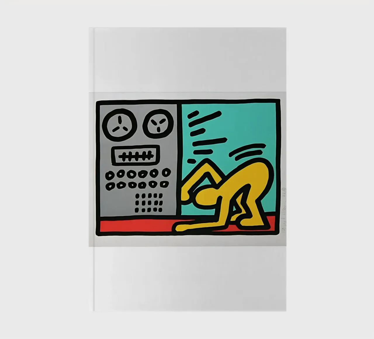 Keith Haring art 3 notebook by domherrick1