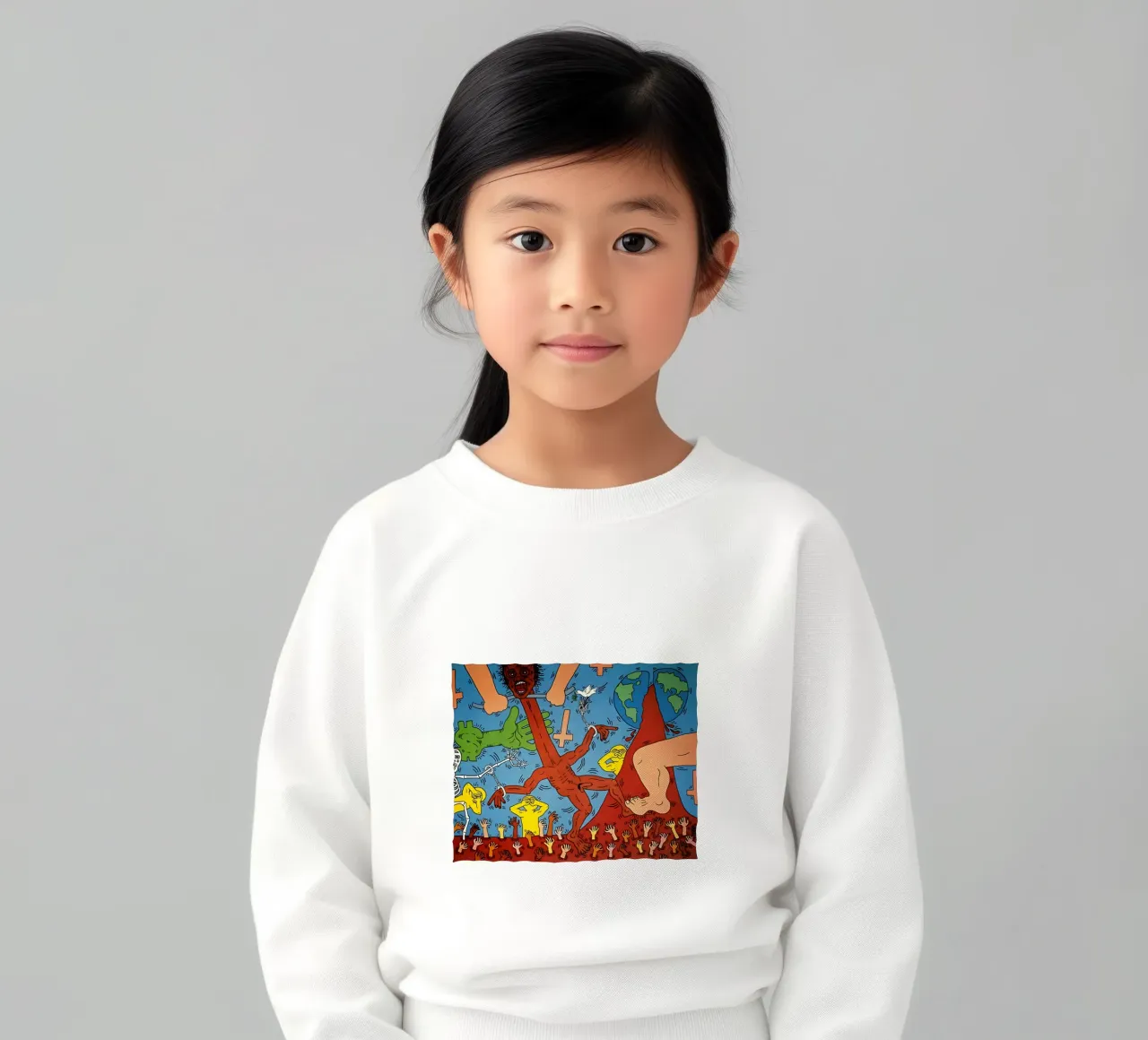 Keith Haring arte 4 felpa bambino da domherrick1