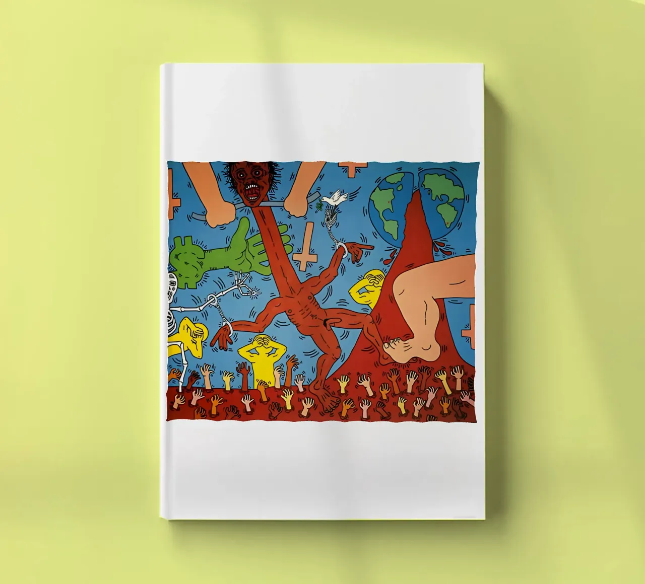 Keith Haring art 4 notebook by domherrick1