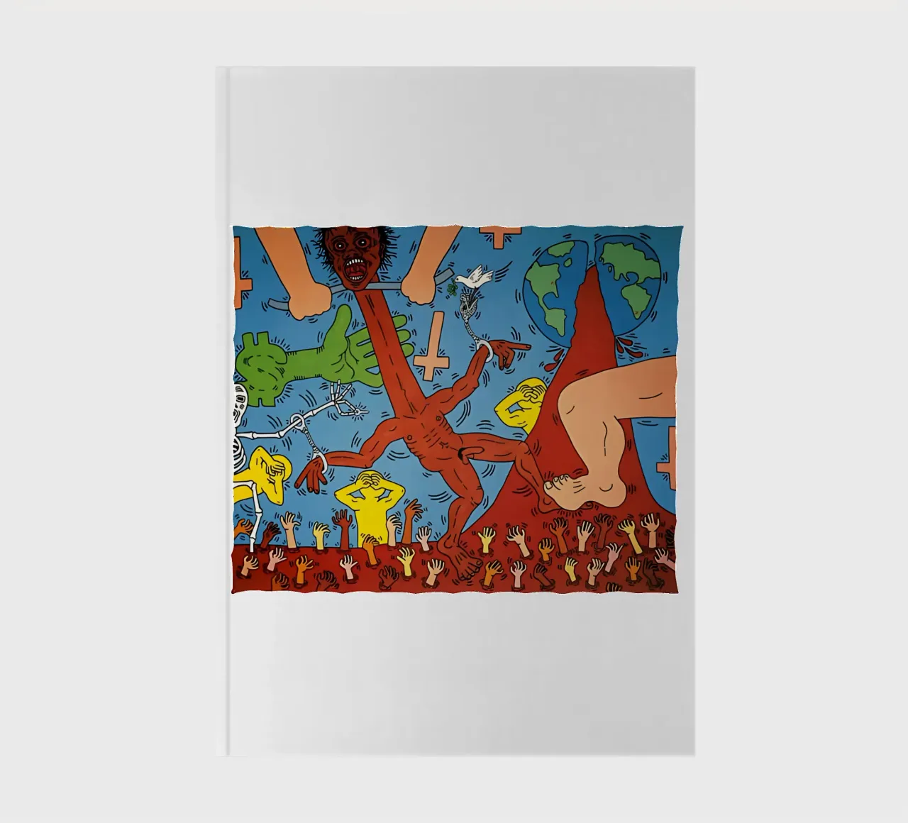 Keith Haring art 4 notebook by domherrick1