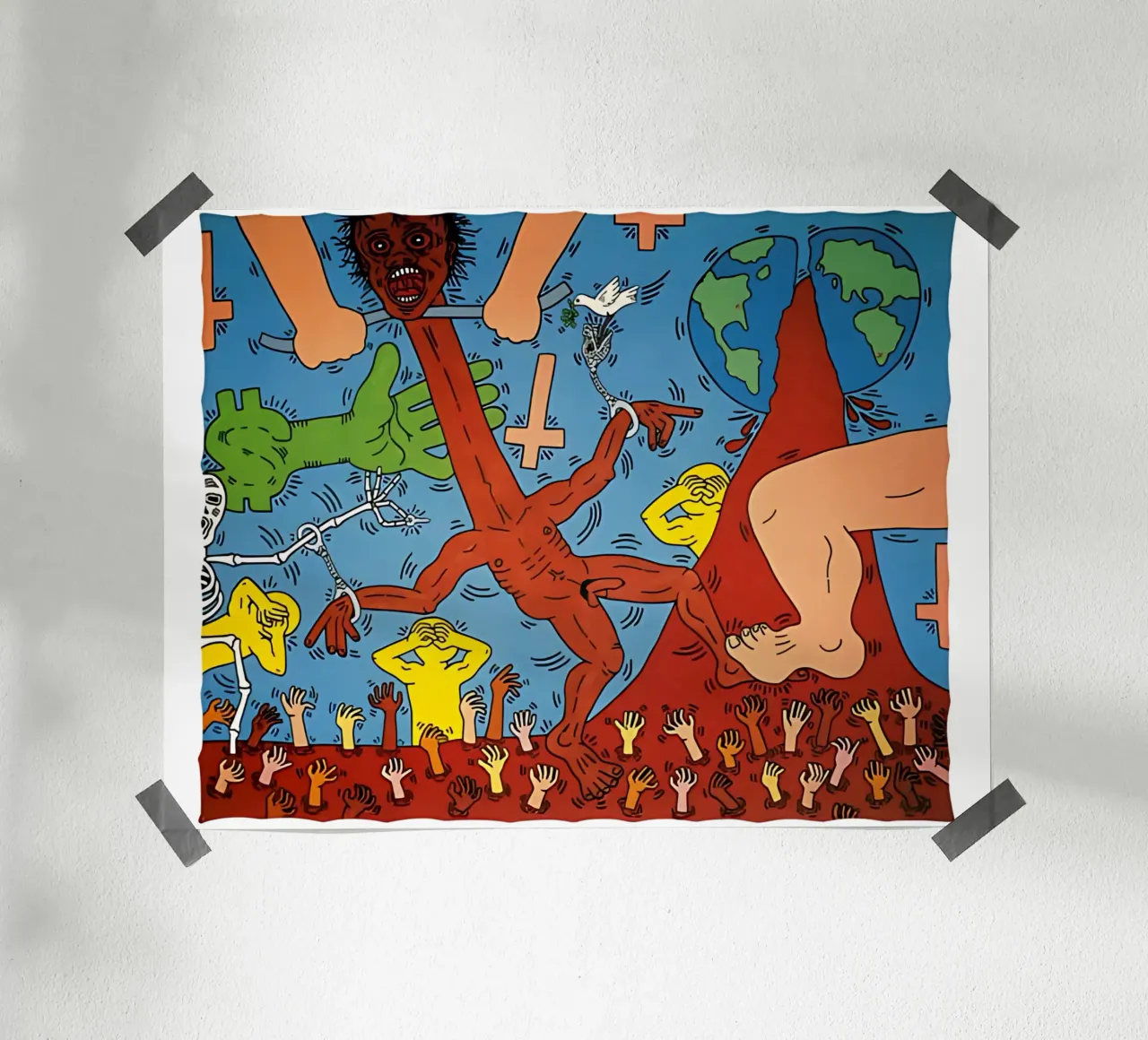Keith Haring arte 4 carta hahnemühle da domherrick1