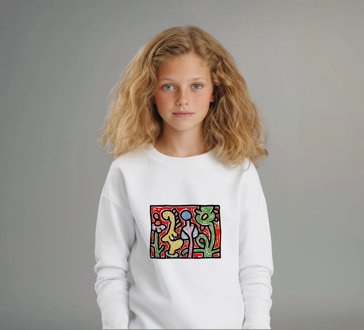 Keith Haring arte 6 felpa bambino da domherrick1