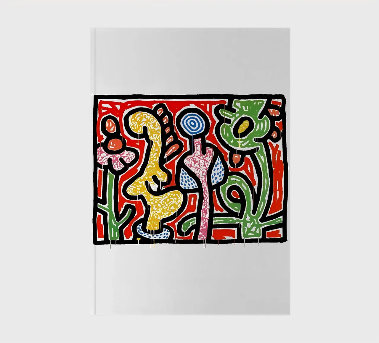 Keith Haring art 6 notebook by domherrick1