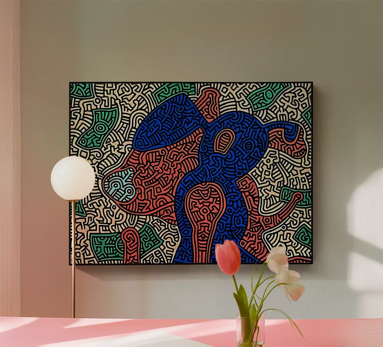 Keith Haring arte 7 plexiglass da domherrick1