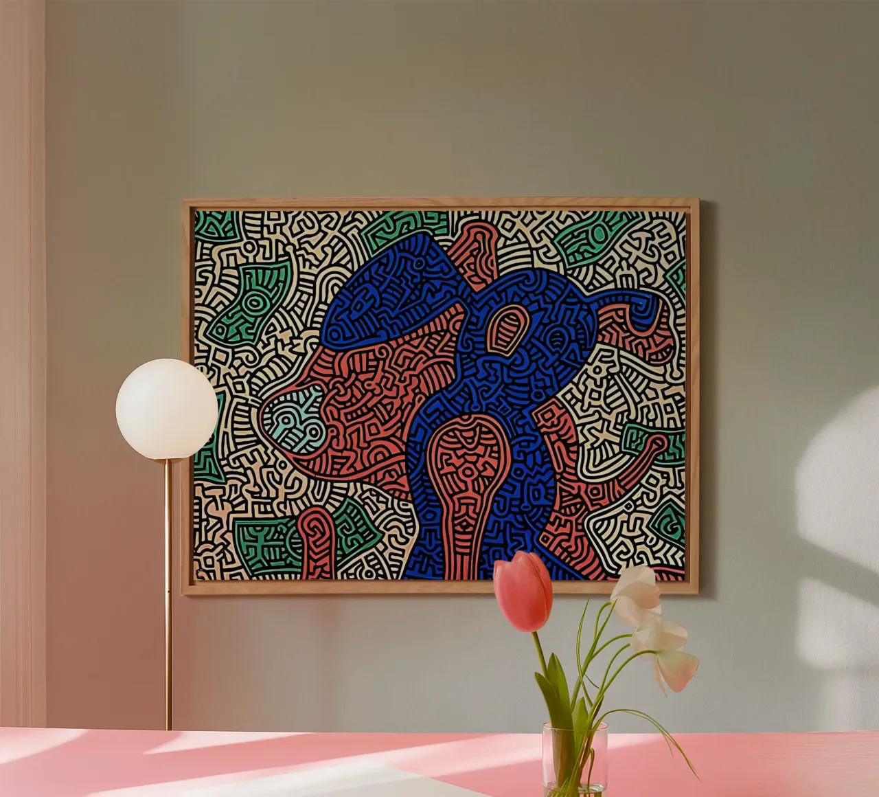 Keith Haring arte 7 alluminio dibond da domherrick1