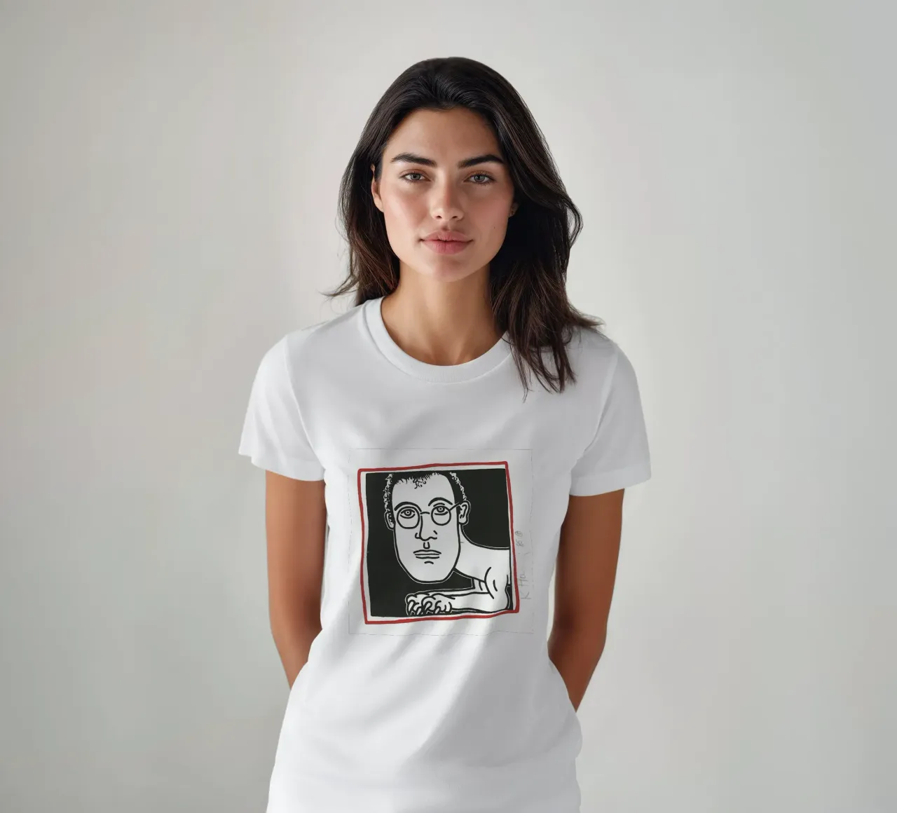 Keith Haring arte 9 t-shirt da domherrick1