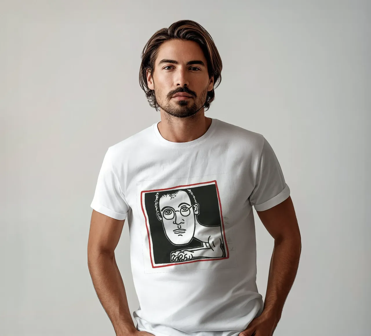 Keith Haring arte 9 t-shirt da domherrick1