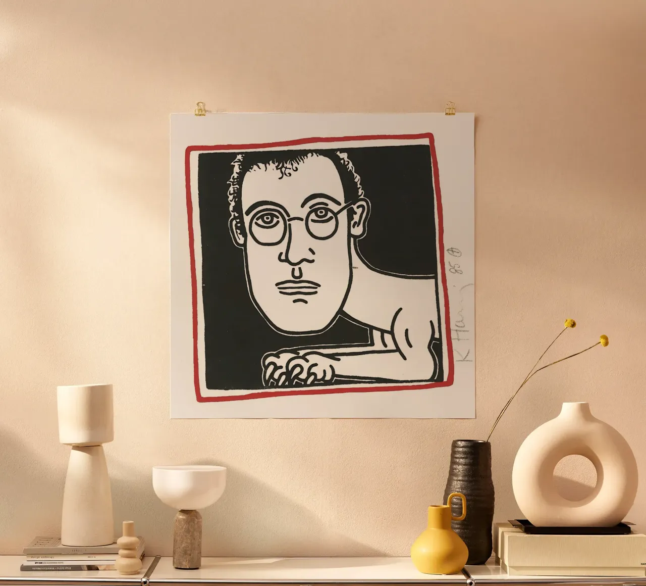 Keith Haring arte 9 carta hahnemühle da domherrick1
