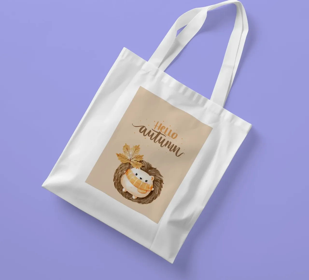 Hello Autumn borsa in juta da AESTHETIC VIBES by Isabel