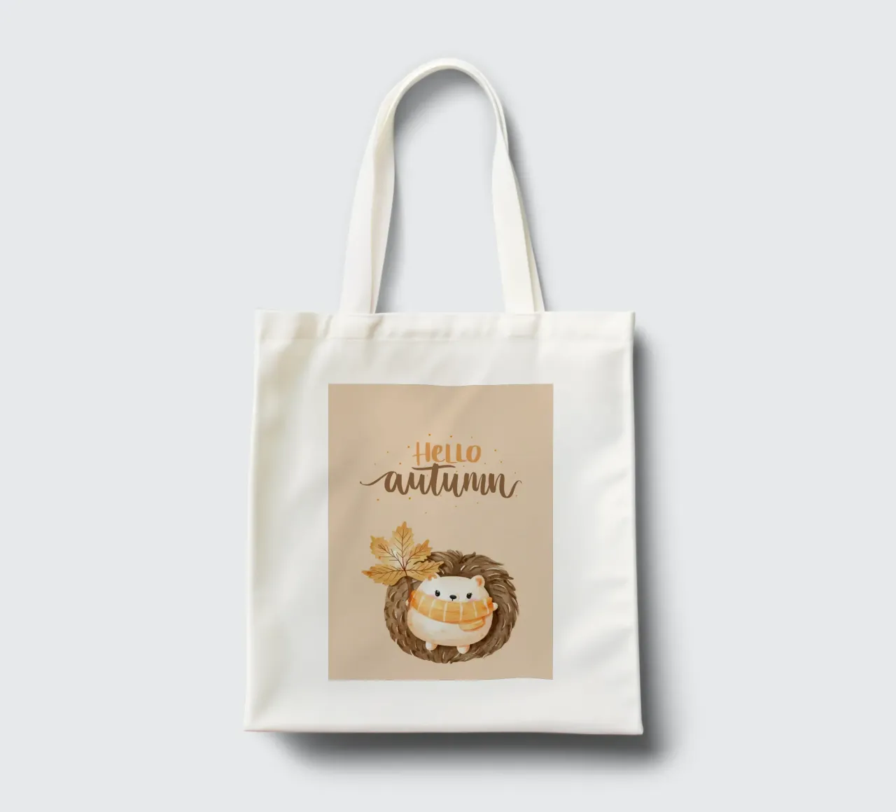 Hello Autumn borsa in juta da AESTHETIC VIBES by Isabel
