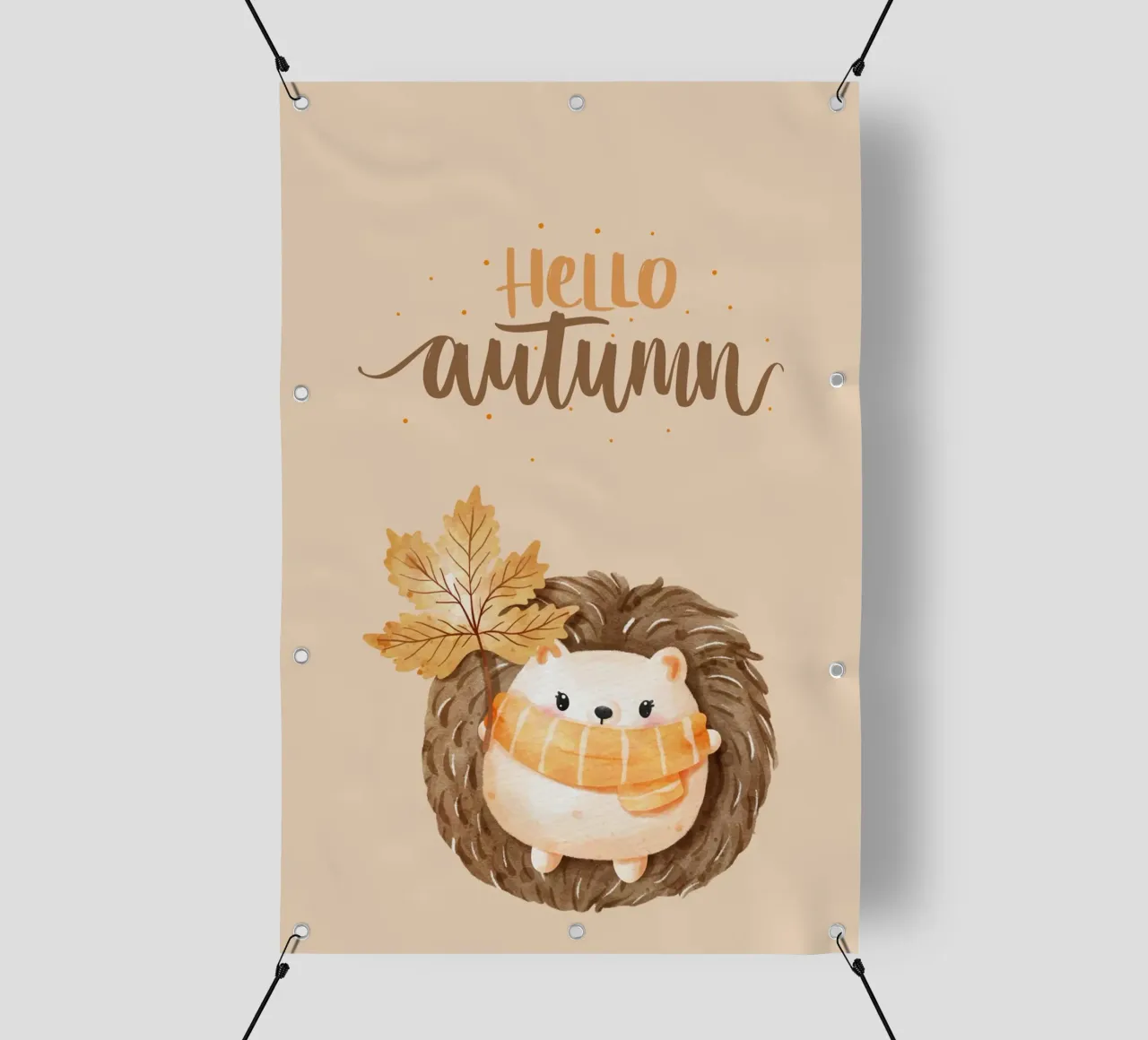Hello Autumn telo in pvc da AESTHETIC VIBES by Isabel
