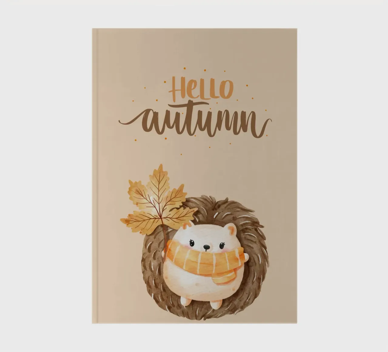 Hello Autumn notebook by AESTHETIC VIBES by Isabel