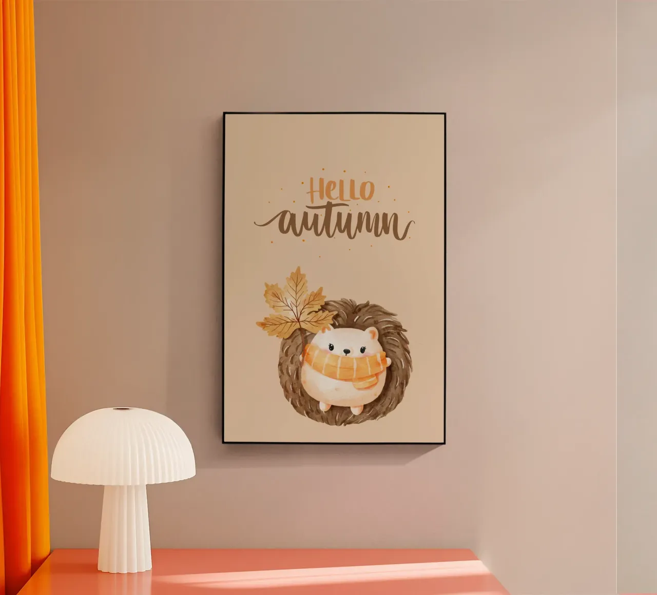 Hello Autumn plexiglass da AESTHETIC VIBES by Isabel