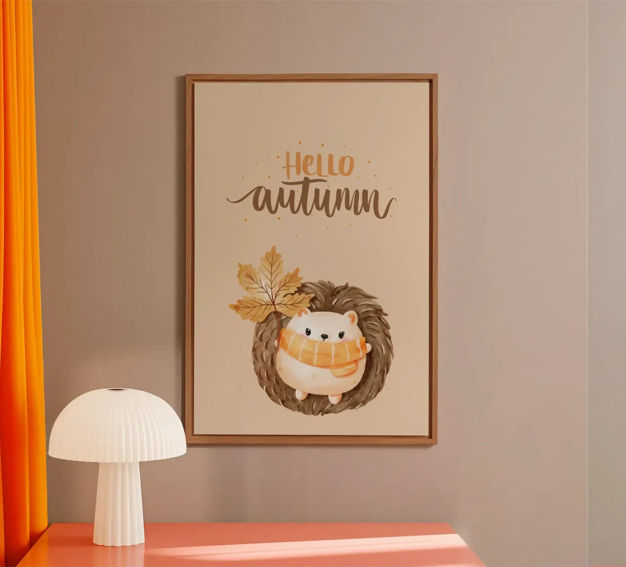 Hello Autumn alluminio dibond da AESTHETIC VIBES by Isabel