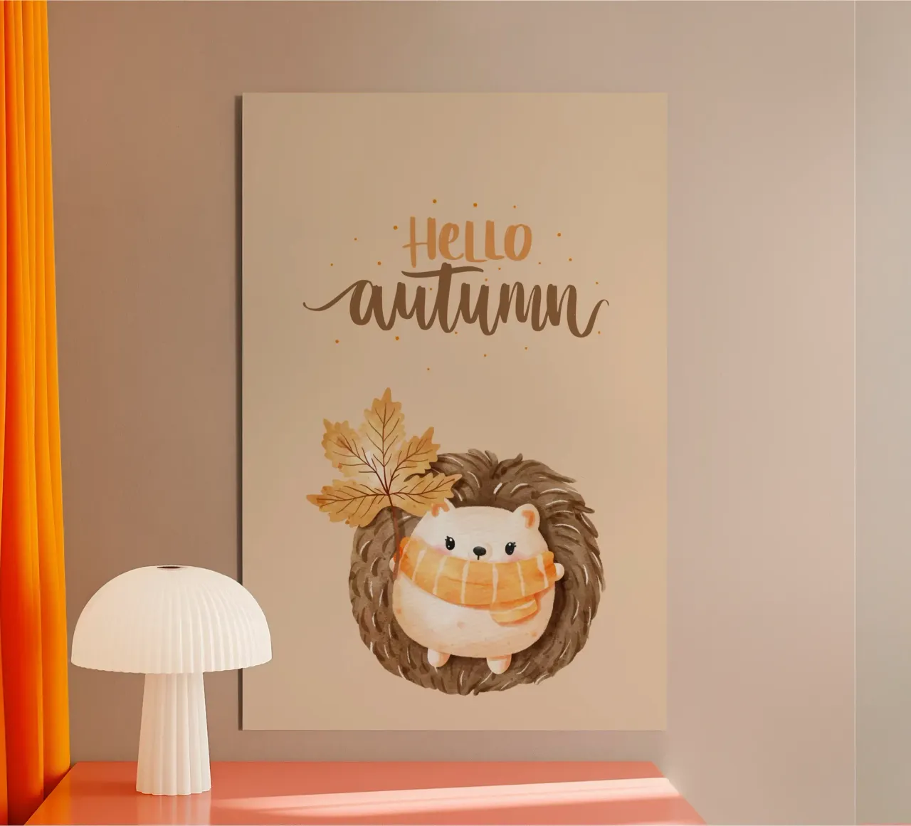 Hello Autumn alluminio dibond da AESTHETIC VIBES by Isabel