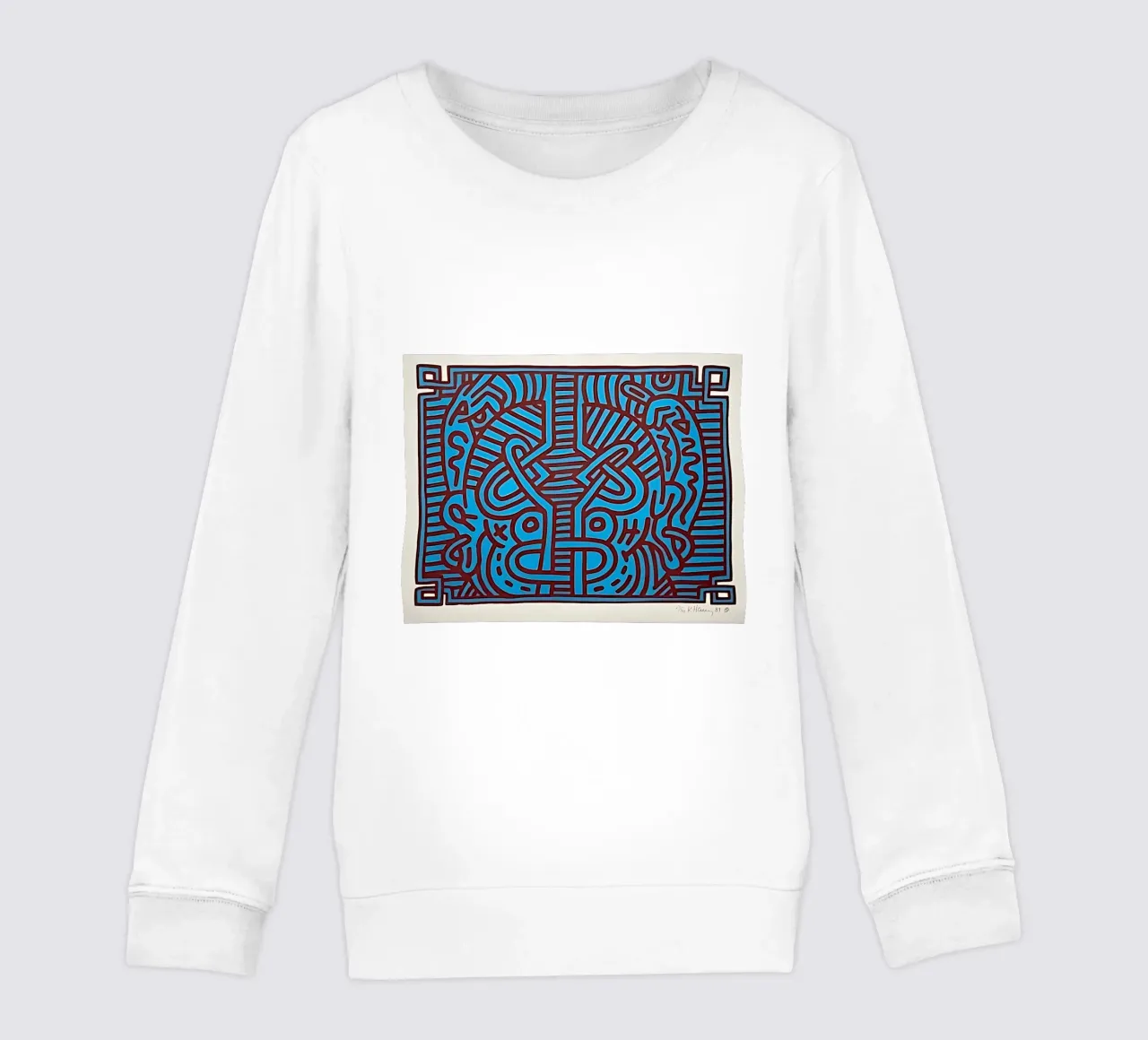 Keith Haring arte 10 felpa bambino da domherrick1