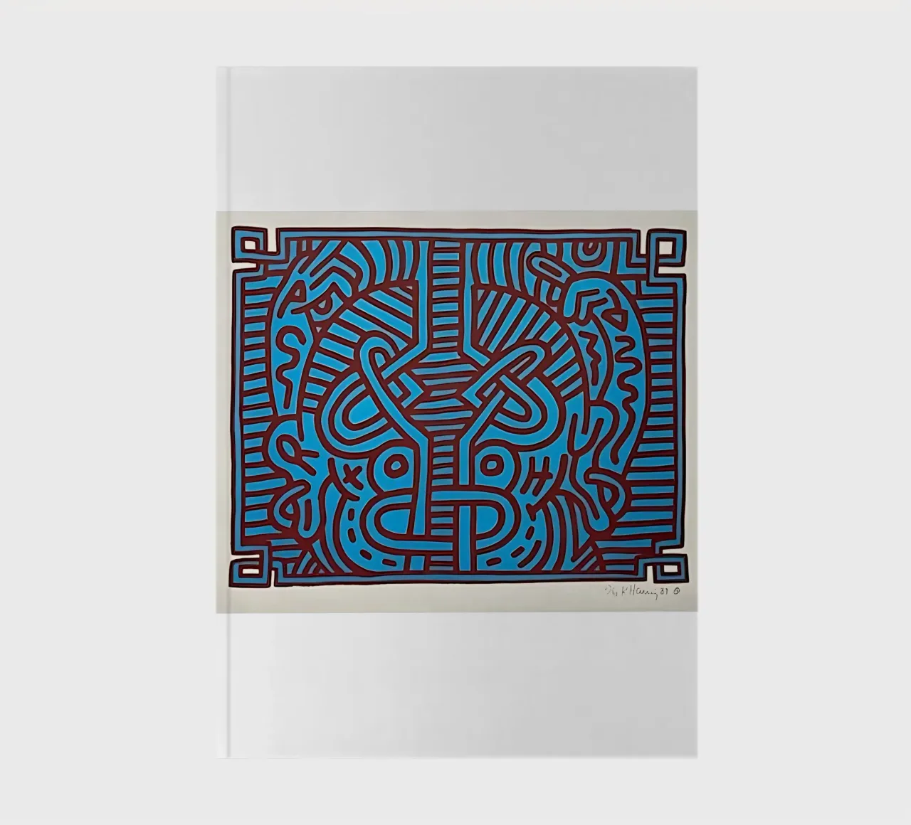 Keith Haring art 10 notebook by domherrick1