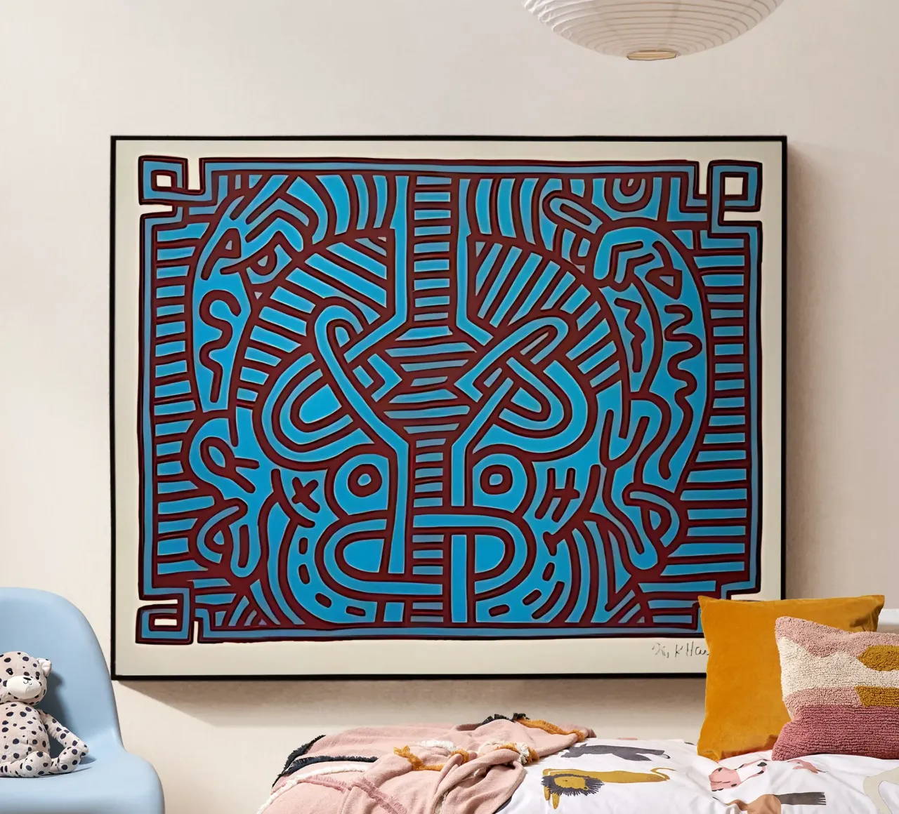 Keith Haring arte 10 plexiglass da domherrick1