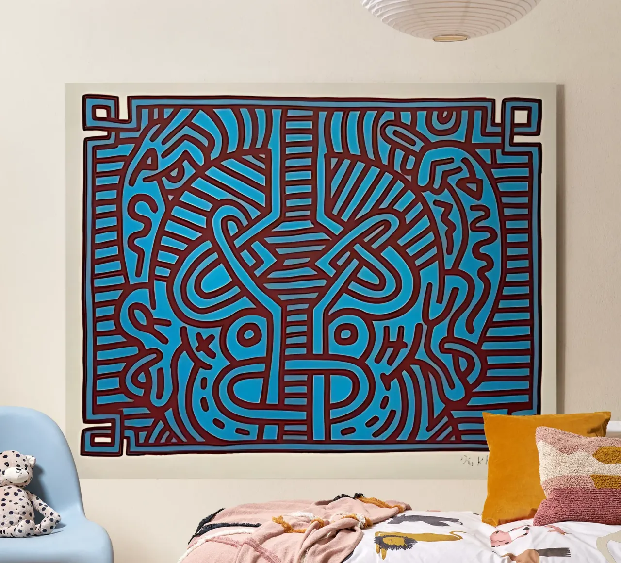 Keith Haring arte 10 plexiglass da domherrick1
