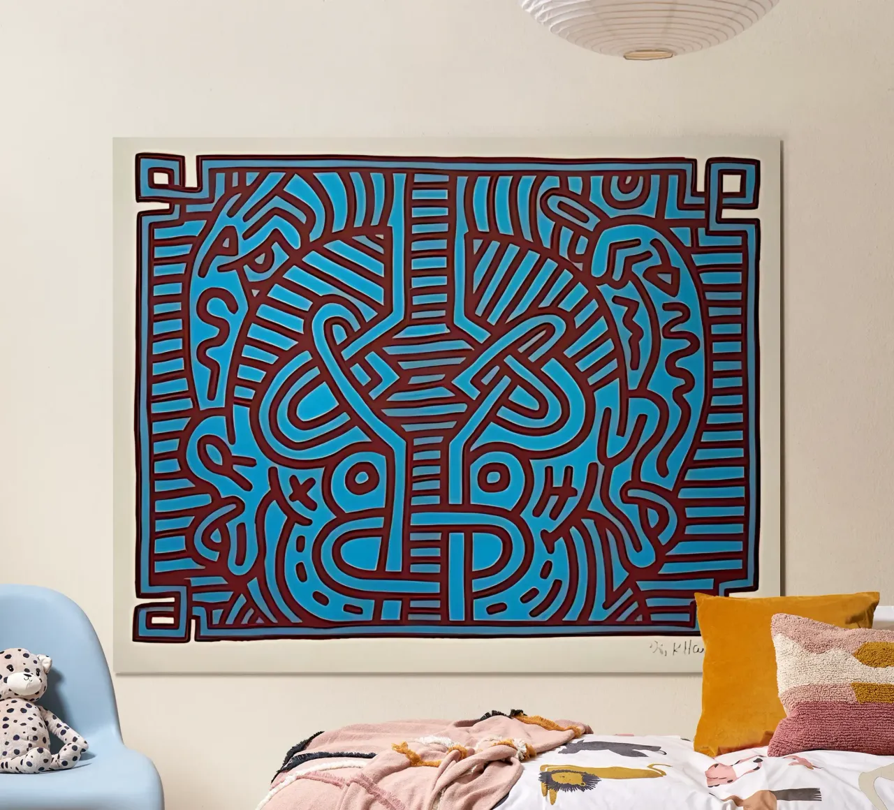 Keith Haring arte 10 carta hahnemühle da domherrick1