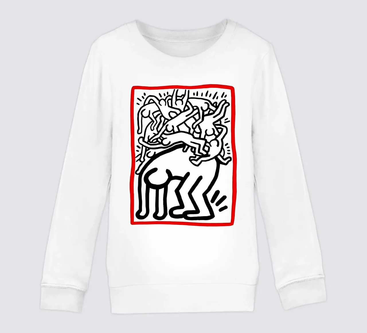 Keith Haring arte 11 felpa bambino da domherrick1