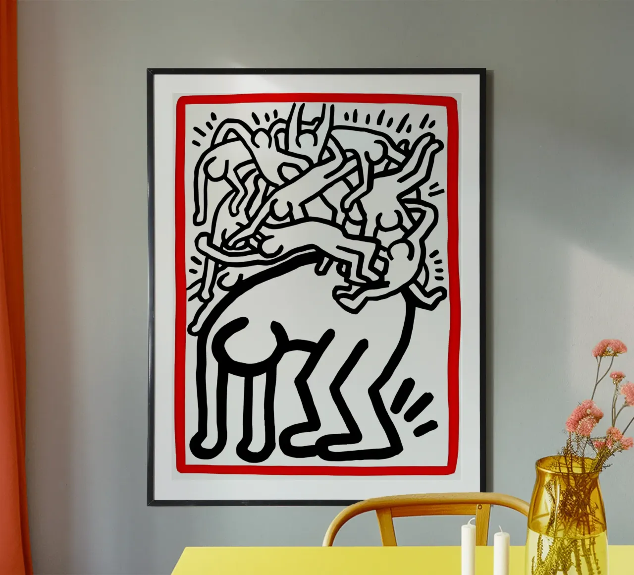 Keith Haring arte 11 carta hahnemühle da domherrick1