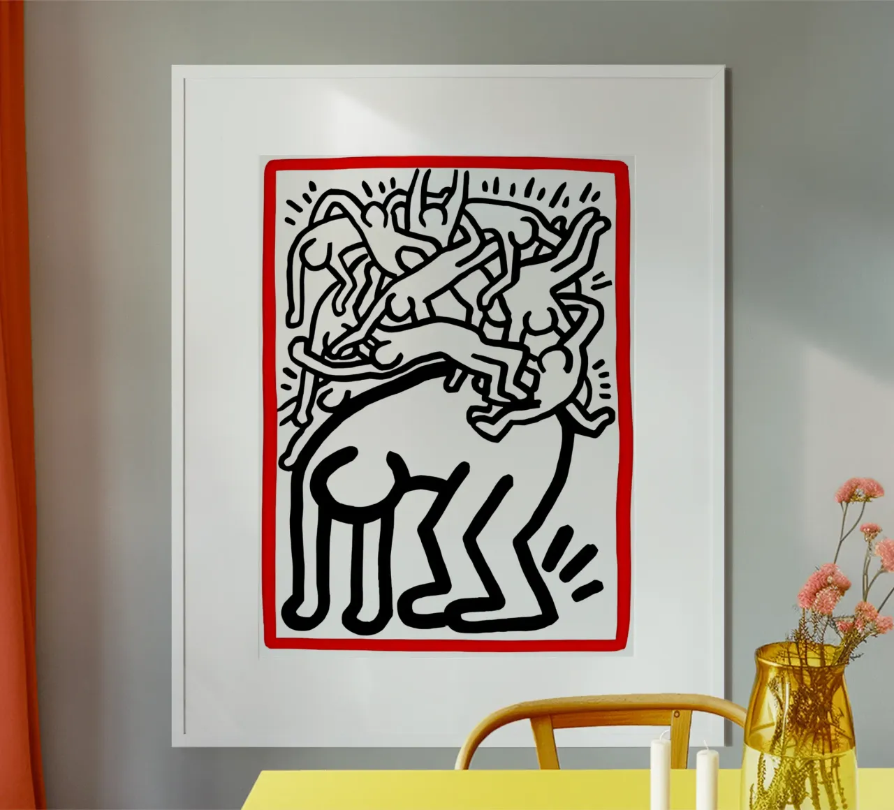 Keith Haring arte 11 carta hahnemühle da domherrick1