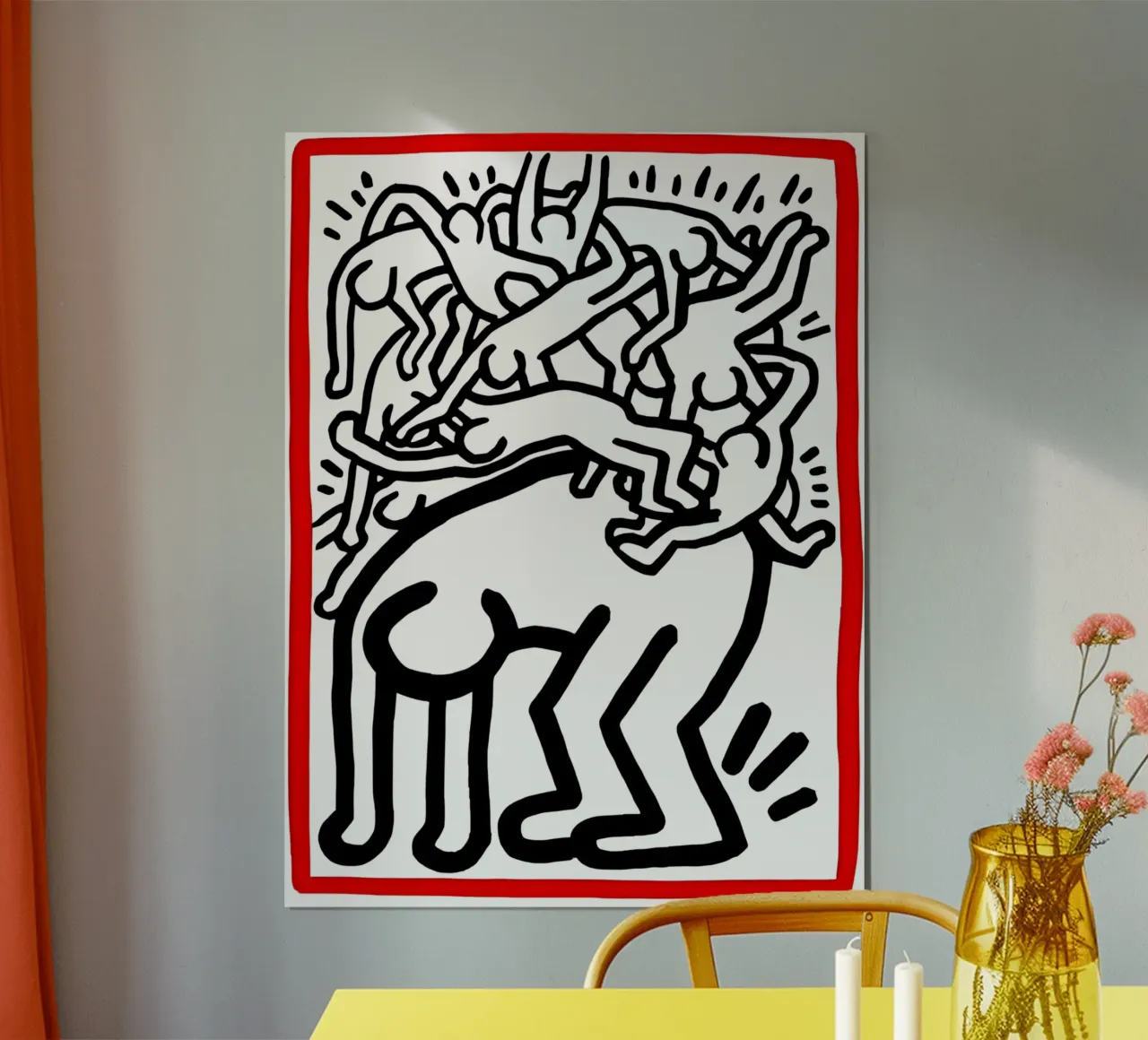 Keith Haring arte 11 carta hahnemühle da domherrick1