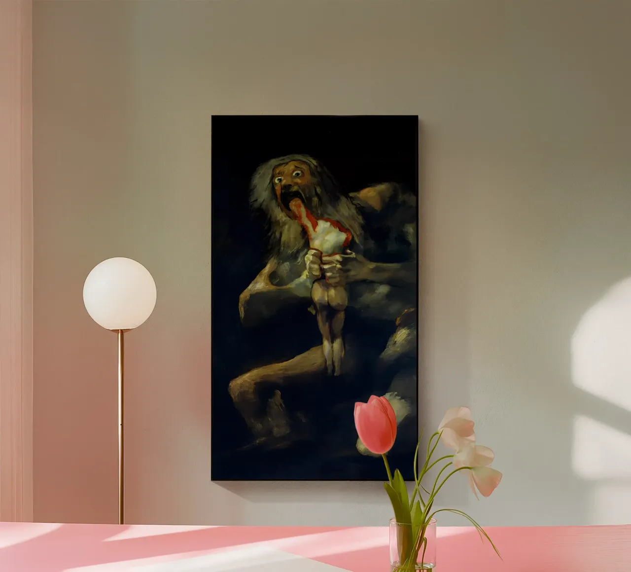 francisco goya - Saturno devorando a su hijo metacrilato de Timeless Artworks