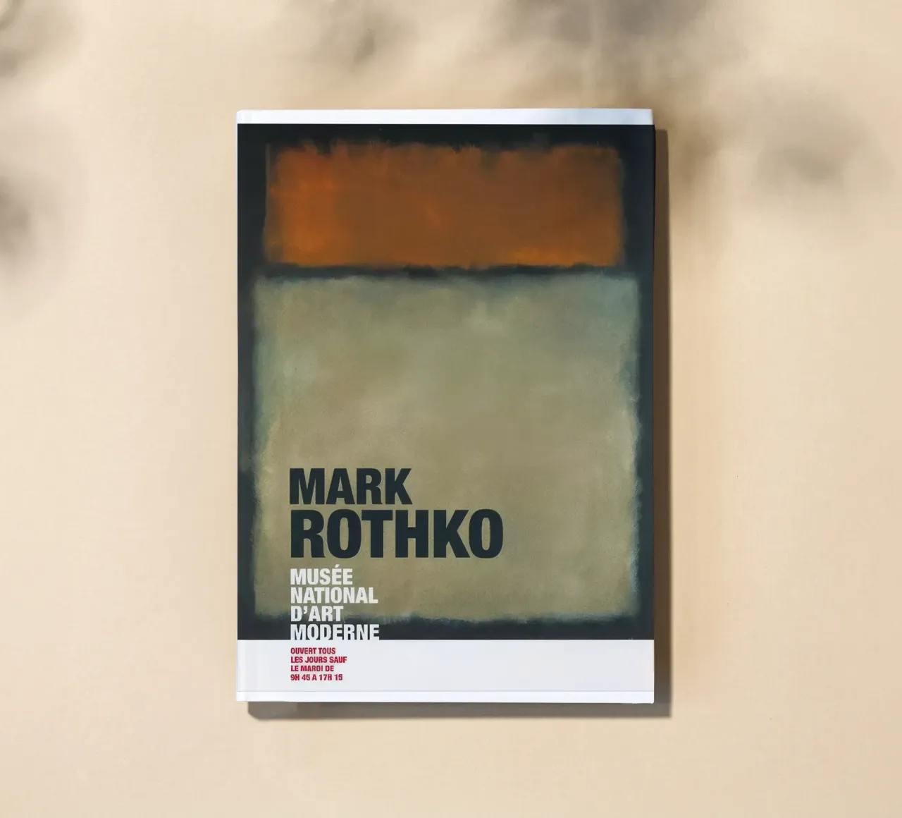 Mark Rotkho Creme and Red on Black notebook by mitoma andreas