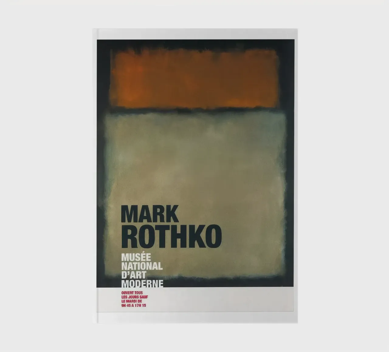Mark Rotkho Creme and Red on Black notebook by mitoma andreas