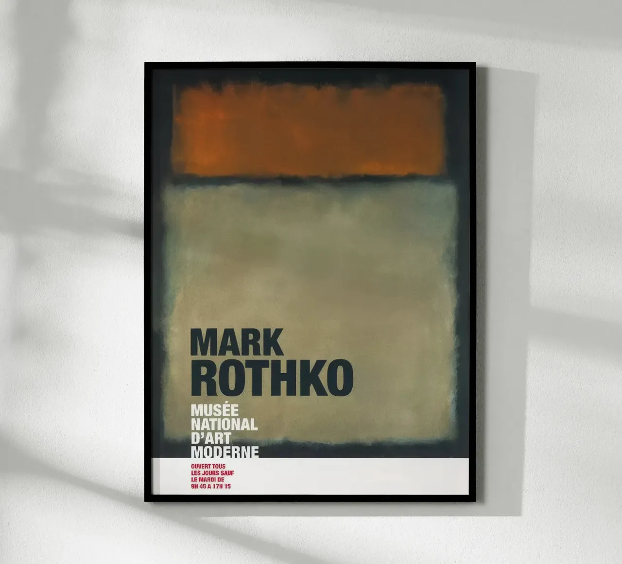 Mark Rotkho Crema e Rosso su Nero carta hahnemühle da mitoma andreas