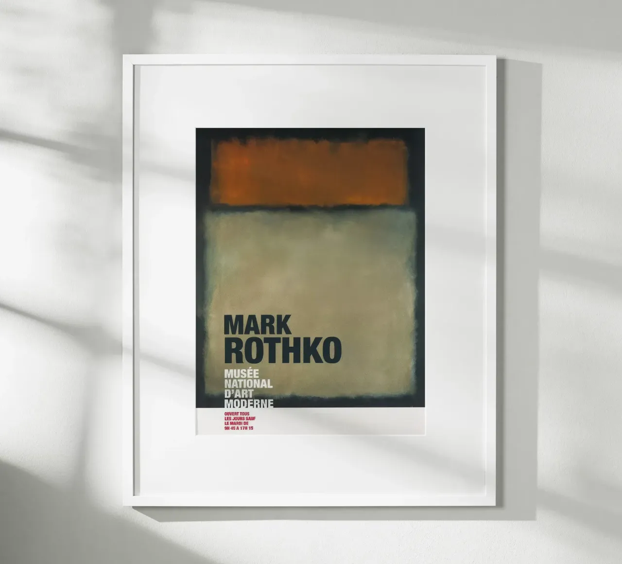 Mark Rotkho Crema e Rosso su Nero carta hahnemühle da mitoma andreas