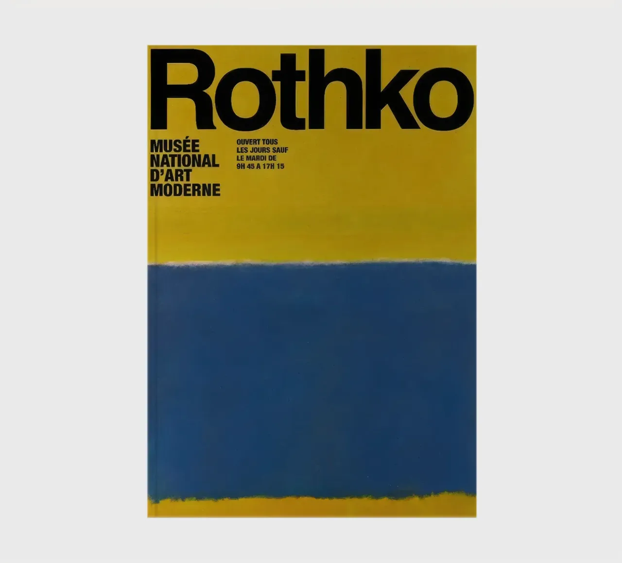 Mark Rothko Bleu sur jaune carnet de notes de mitoma andreas