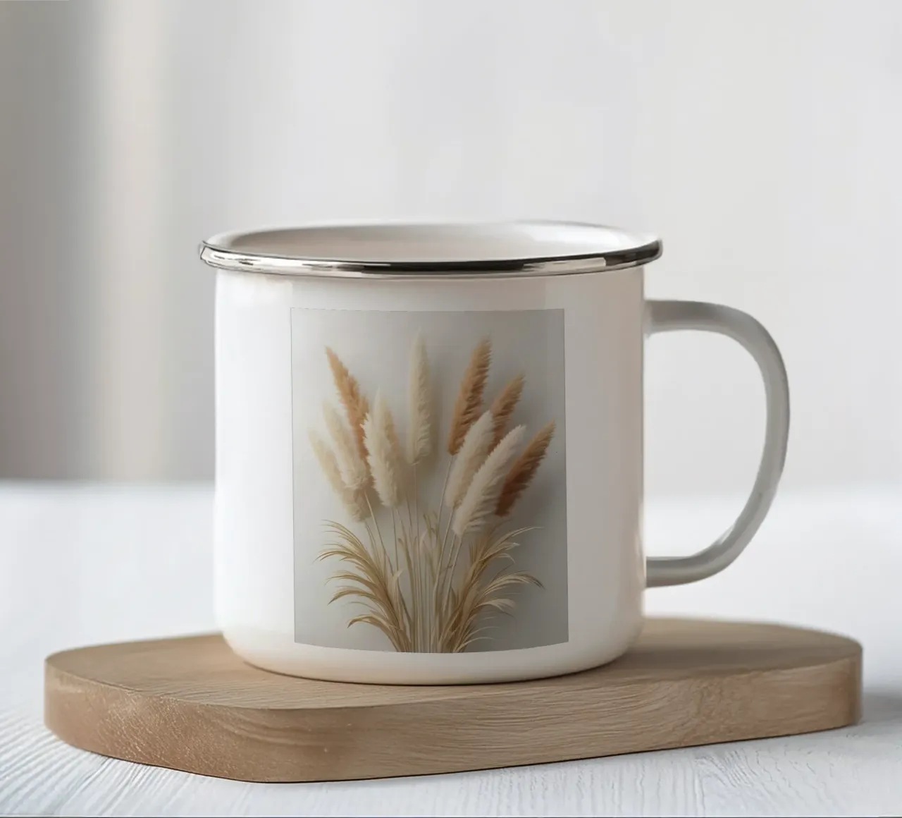 Disposizione orizzontale tazza in smalto da Botanical Gallery
