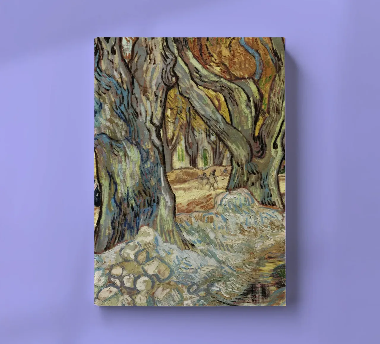 Vincent van Gogh’s The Large Plane Trees notebook by Venus Art