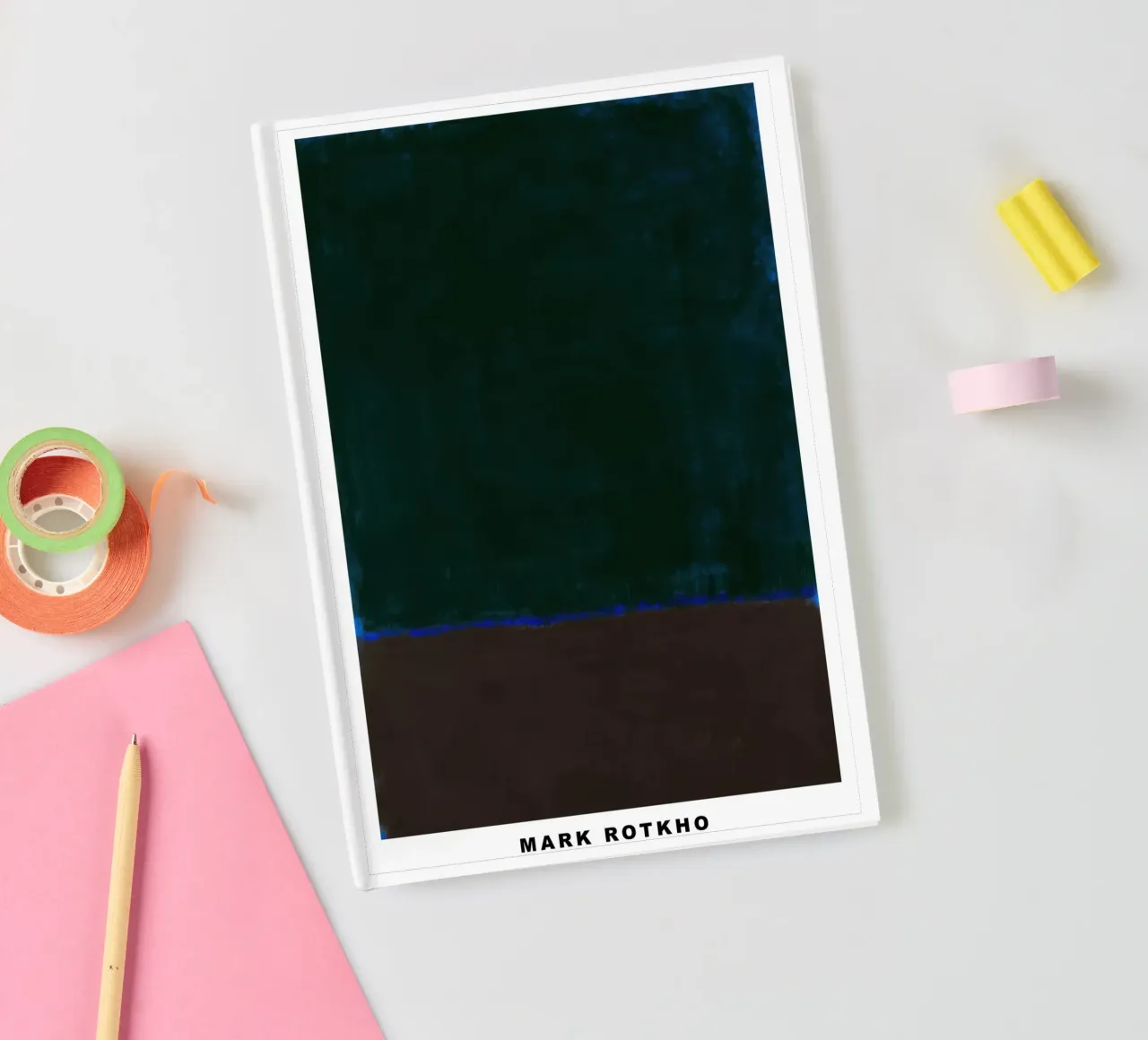 Mark Rotkho Mark Rothko Marrone e nero su blu diario da mitoma andreas