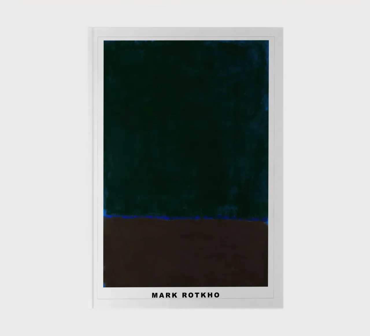 Mark Rotkho Mark Rothko Marrone e nero su blu diario da mitoma andreas