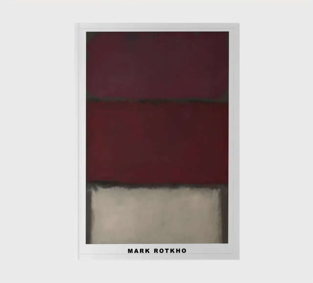 Mark Rotkho Mark Rothko Borgogna, Rosso e Bianco diario da mitoma andreas