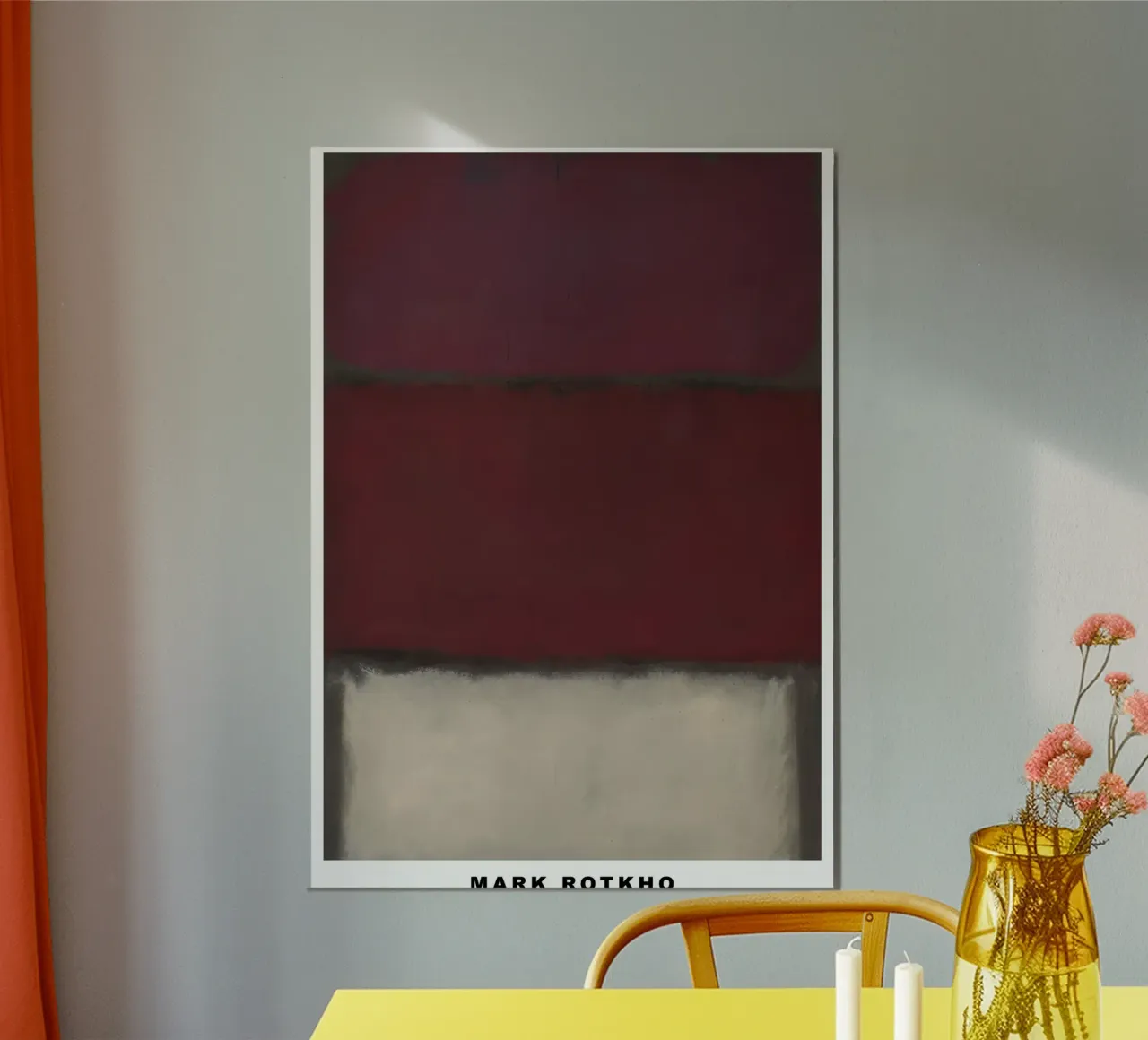 Mark Rotkho Mark Rothko Borgogna, Rosso e Bianco carta hahnemühle da mitoma andreas
