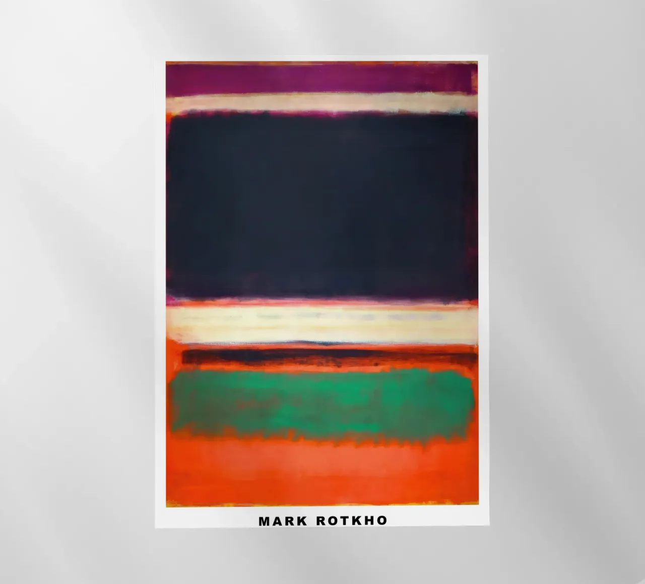 Mark Rotkho Mark Rothko (Magenta, Nero, Verde arancio) pellicola backlit da mitoma andreas