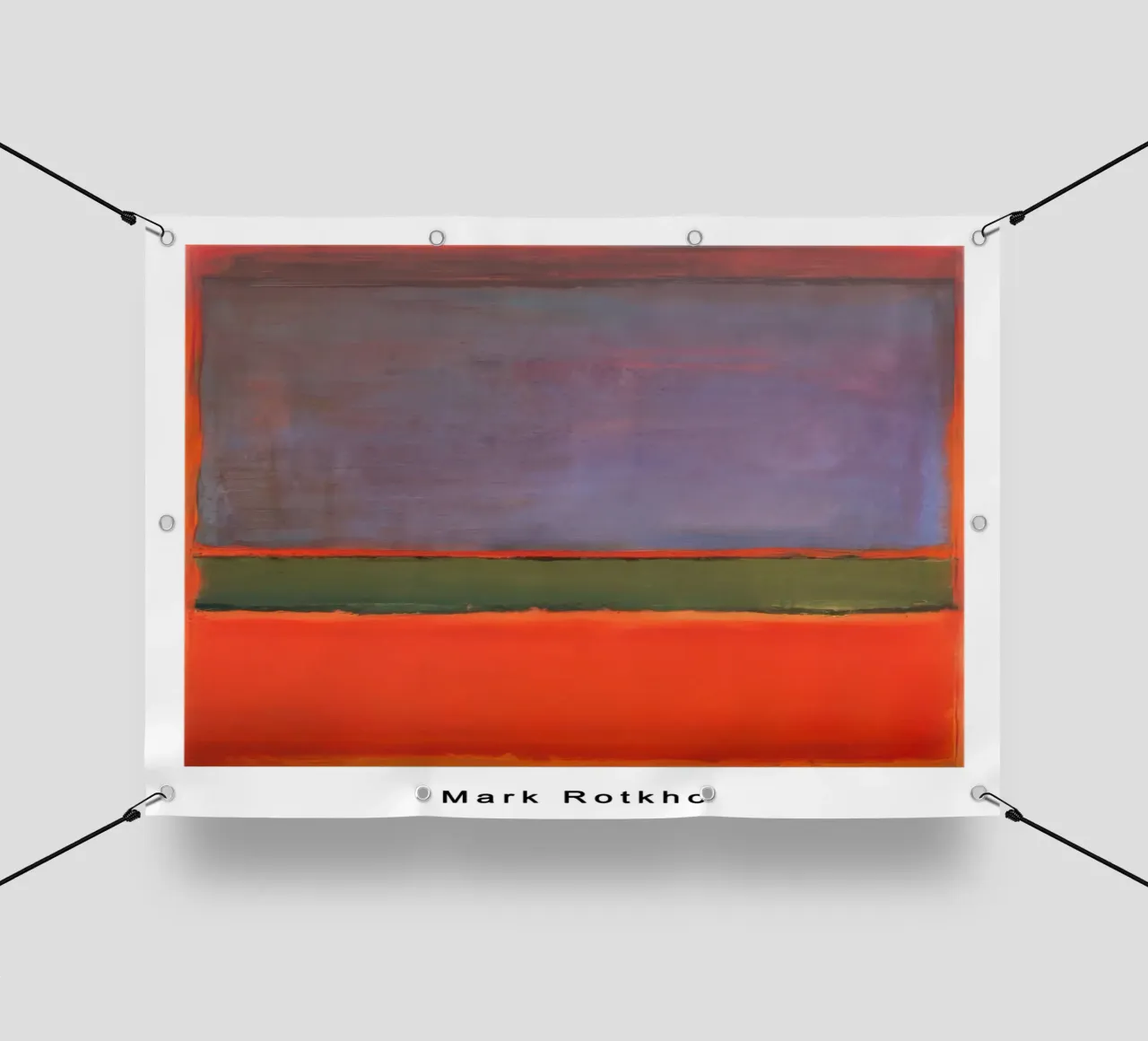 mark rothko no 6 viola verde e rosso 1951 telo in pvc da mitoma andreas