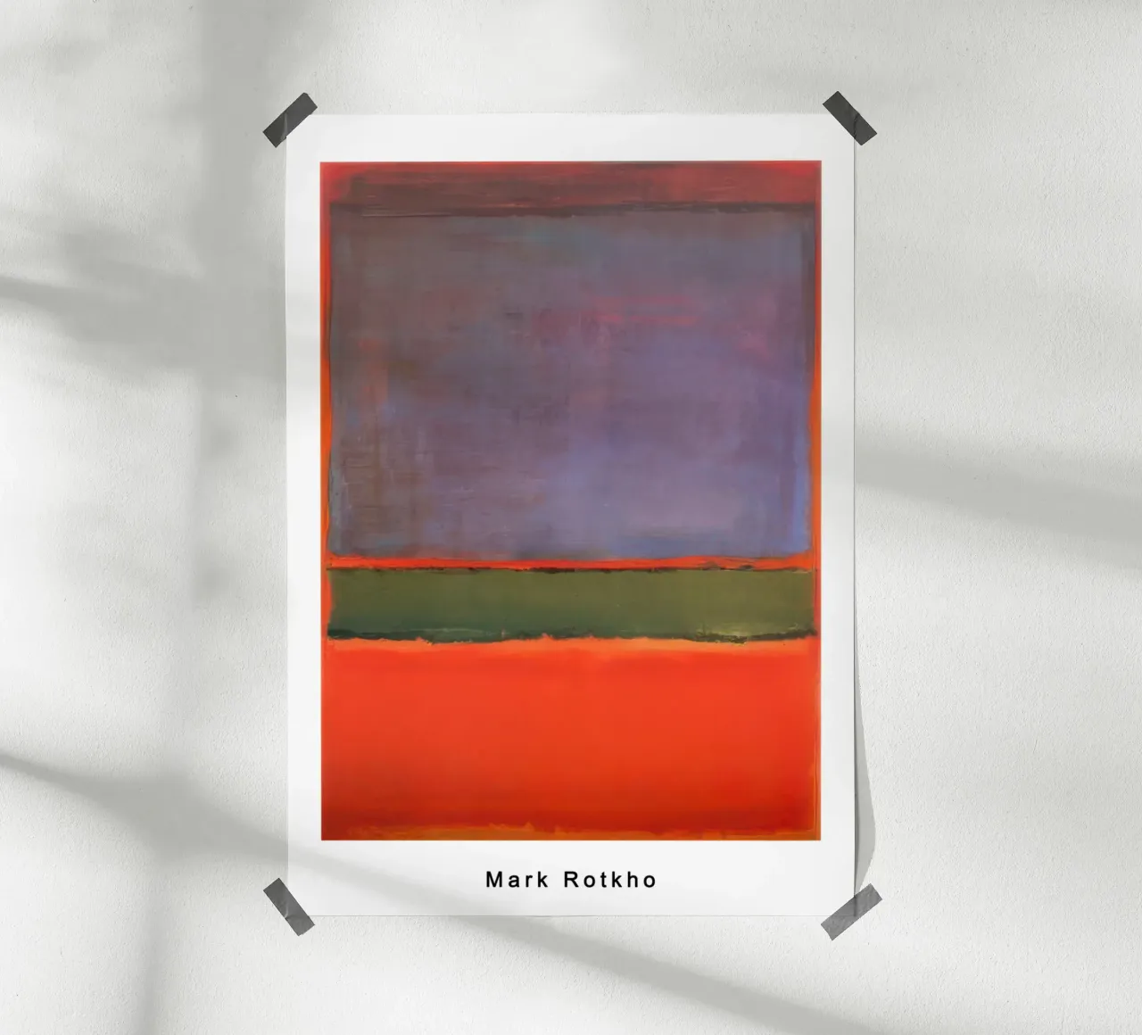 mark rothko no 6 viola verde e rosso 1951 carta hahnemühle da mitoma andreas