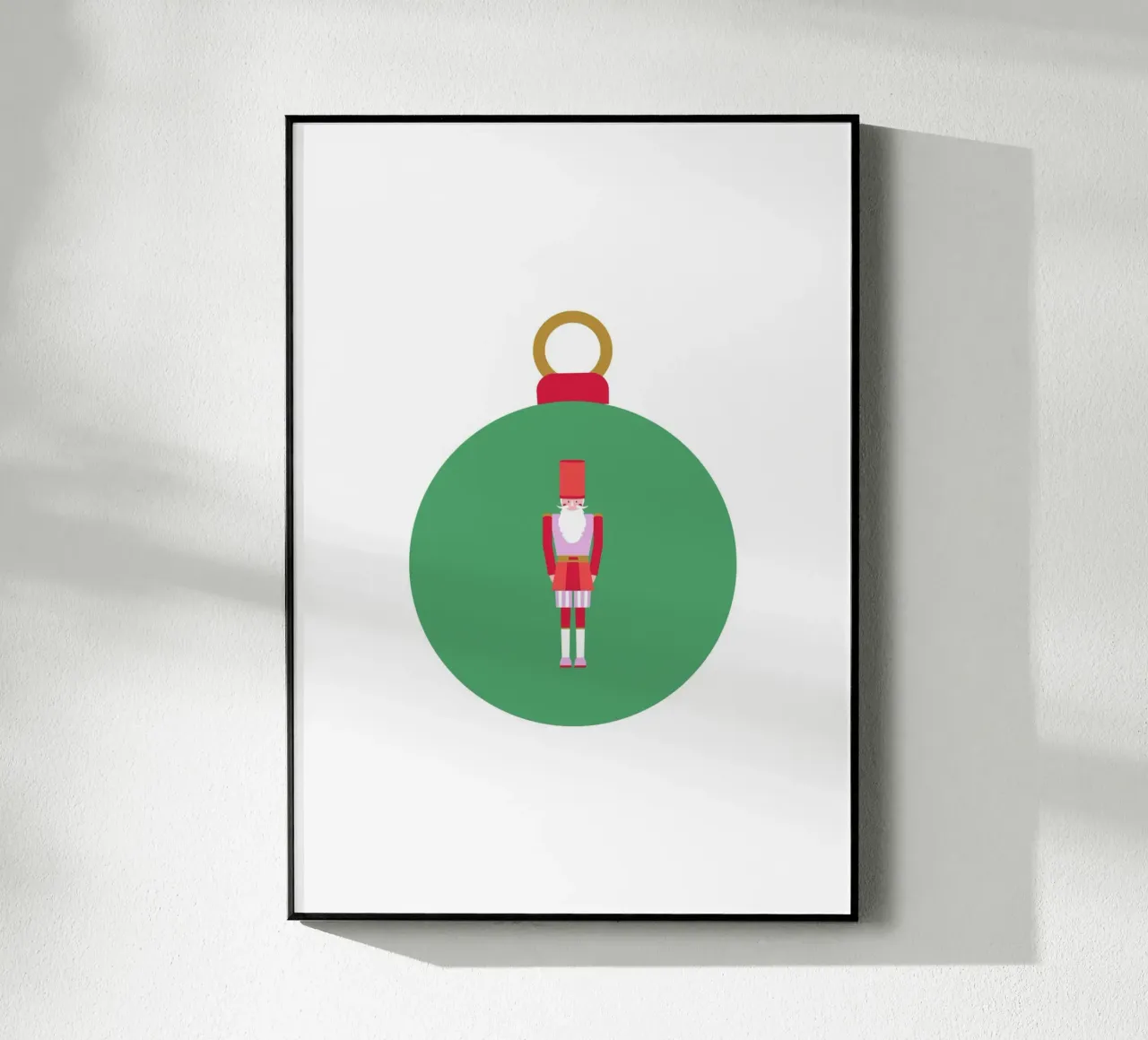 Christmas bauble nutcracker acrylic glass by janamossmann