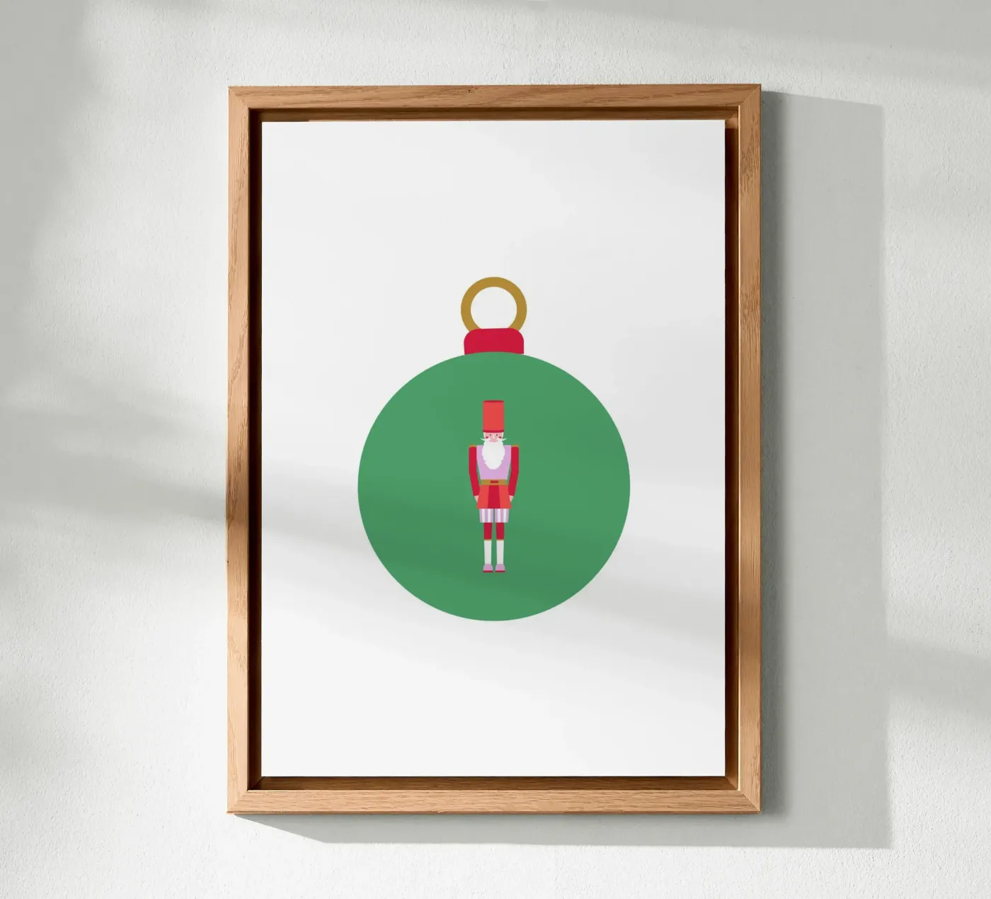 Christmas bauble nutcracker alu dibond de janamossmann