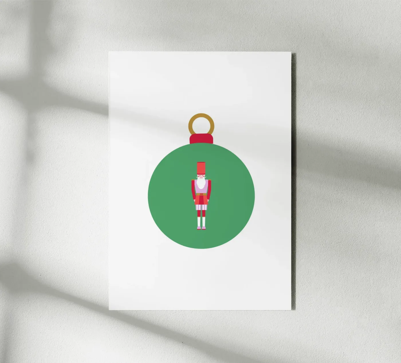 Christmas bauble nutcracker alu dibond de janamossmann